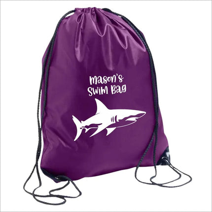 Personalised Drawstring Swim Kids Bag – Custom Kids Name PE Printed Bag for Boys