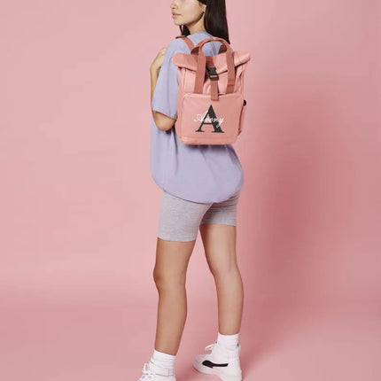 Personalised Kids Name Printed School Backpack