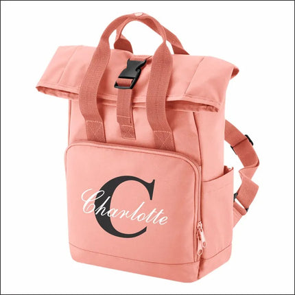 Personalised Kids Name Printed School Backpack