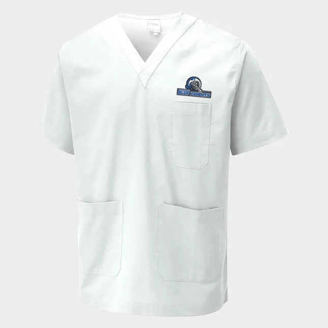 Personalised Medical Nurse Scrub Tunic, Custom Text & Logo Nursing Medical Tunic, Embroidered Healthcare Staff Uniform, Nurse Workwear Gifts