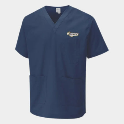 Personalised Medical Nurse Scrub Tunic, Custom Text & Logo Nursing Medical Tunic, Embroidered Healthcare Staff Uniform, Nurse Workwear Gifts