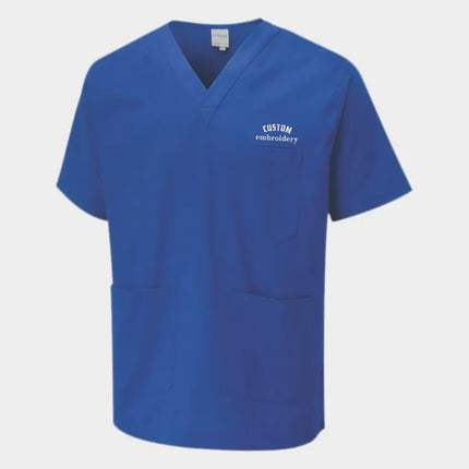 Personalised Medical Nurse Scrub Tunic, Custom Text & Logo Nursing Medical Tunic, Embroidered Healthcare Staff Uniform, Nurse Workwear Gifts