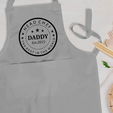 Personalised World's Best Dad BBQ Aprons – Custom Father's Day Gift