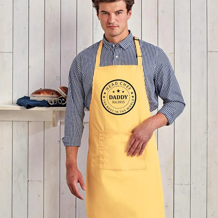 Personalised World's Best Dad BBQ Aprons – Custom Father's Day Gift