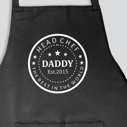 Personalised World's Best Dad BBQ Aprons – Custom Father's Day Gift