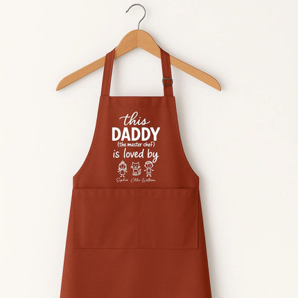Personalised World's Best Dad BBQ Apron Father's Day Gift