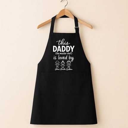 Personalised World's Best Dad BBQ Apron Father's Day Gift