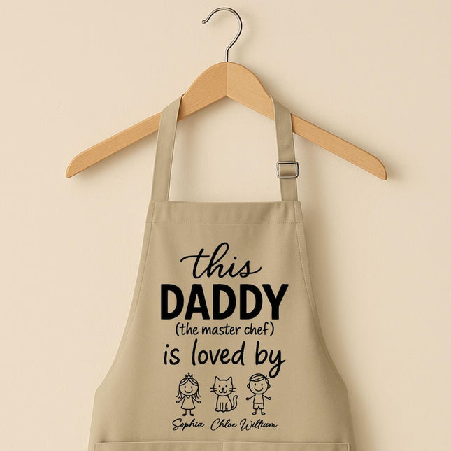 Personalised World's Best Dad BBQ Apron Father's Day Gift
