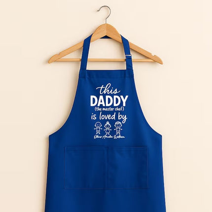 Personalised World's Best Dad BBQ Apron Father's Day Gift