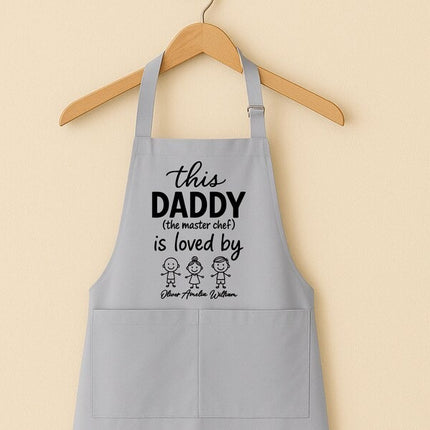 Personalised World's Best Dad BBQ Apron Father's Day Gift