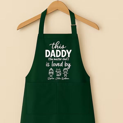 Personalised World's Best Dad BBQ Apron Father's Day Gift
