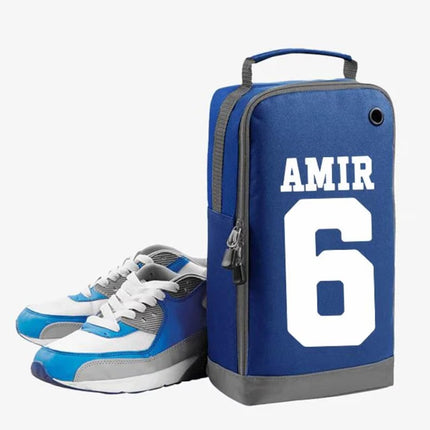 Personalised Football Boot Bag with Kids Name – Perfect for Soccer Practice