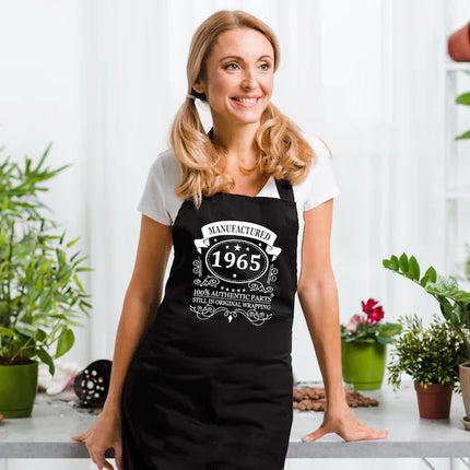 Personalised 60th Birthday Apron for Women – Custom Gift for Grandma or Mom