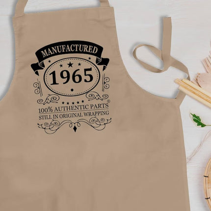 Personalised 60th Birthday Apron for Women – Custom Gift for Grandma or Mom