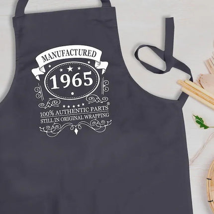 Personalised 60th Birthday Apron for Women – Custom Gift for Grandma or Mom