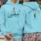 Palestine Front & Back Printed Hoodie – Map & Arabic Name Jumper