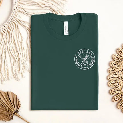 Embroidered Best Dad by Par Golf Shirt, Golf Lover Gifts, Custom Dad Tops, Dad Gifts