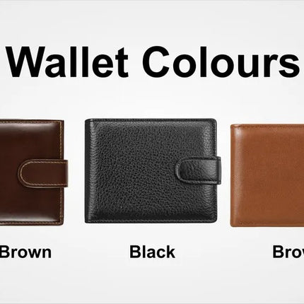 Personalised Portrait Photo Leather Wallets, Engraved Photo Wallets for Dad, Anniversary Gifts