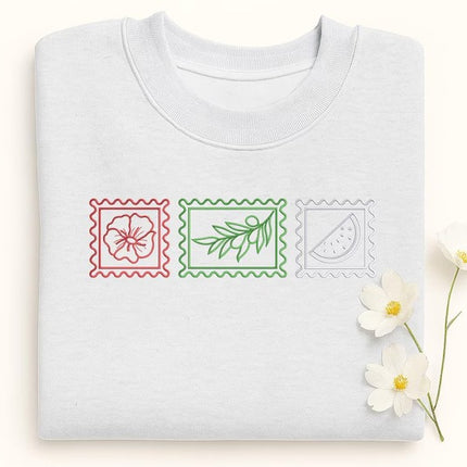 Subtle Palestine Embroidered Shirts, Palestine Solidarity Tees, Gifts for Muslims