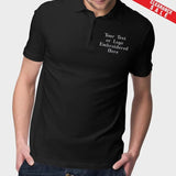 Personalised Logo/Text Polo Shirt, Custom Embroidered Design T-Shirt, Your Business Logo Here Outfits, Comfort Colors Tops with Company Logo