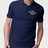 Personalised Logo/Text Polo Shirt, Custom Embroidered Design T-Shirt, Your Business Logo Here Outfits, Comfort Colors Tops with Company Logo