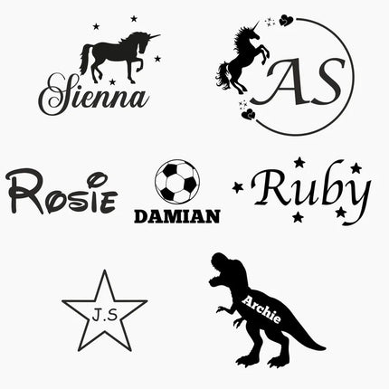 Custom Kids Name Football Dinosaur School Bag