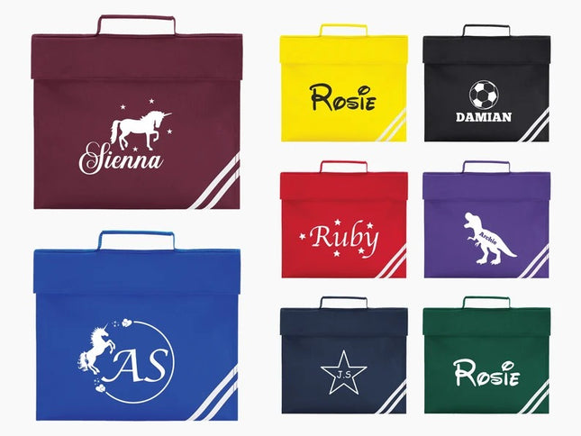 Custom Kids Name School Bag