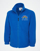 Embroidered NHS Rainbow Fleece Jacket, Custom Name, Nurse, Hospital Department Jacket, Special Offer for Healthcare Staff