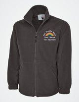 Embroidered NHS Rainbow Fleece Jacket, Custom Name, Nurse, Hospital Department Jacket, Special Offer for Healthcare Staff