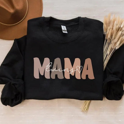 New Twin Mama Sweatshirt, First Time Twin Mama Jumper, Mama of Twins Crewnecks