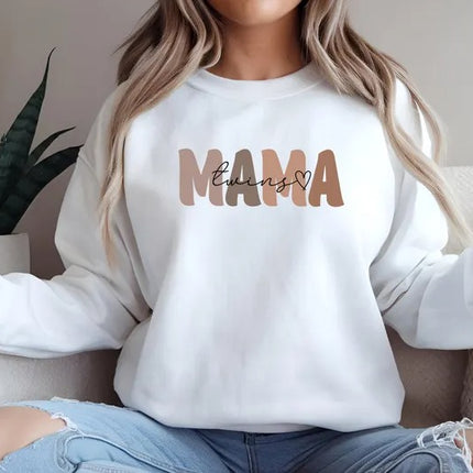 New Twin Mama Sweatshirt, First Time Twin Mama Jumper, Mama of Twins Crewnecks