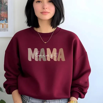 New Twin Mama Sweatshirt, First Time Twin Mama Jumper, Mama of Twins Crewnecks
