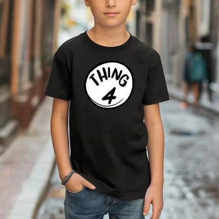 Custom Thing 1 Thing 2 Shirt, Personalised Boys and Girls T-Shirt, Kids Matching Tee