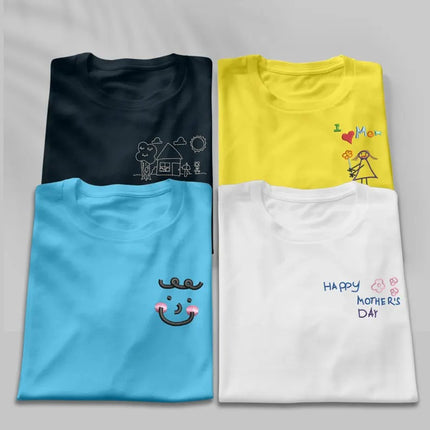 Personalised Embroidered Kids Drawing Photo Tshirt, Custom Actual Drawing Shirts, Children's Artwork Tshirt, Drawing Shirt, Gift for Kids