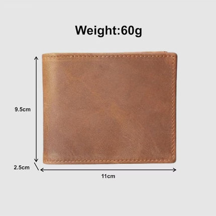 Personalised Portrait Leather Dad Wallet, Gift for Dad, Handwriting Engraved Wallet