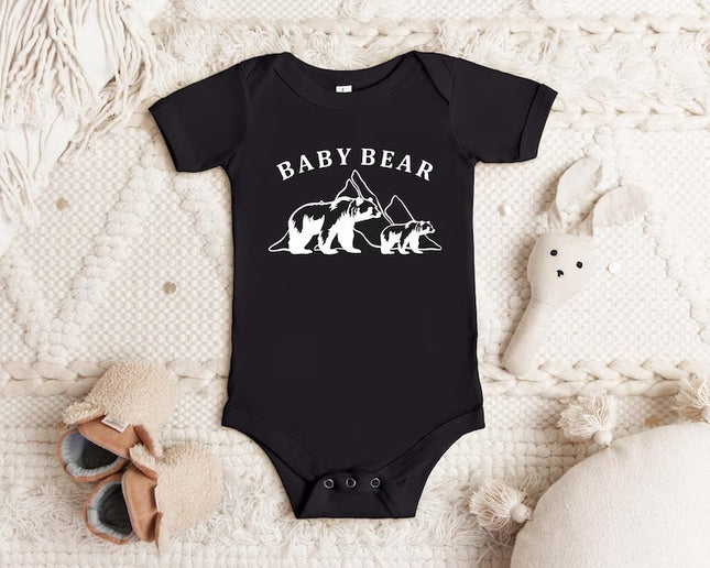 Papa Bear Baby Bear Bodysuit, Dad & Kids Matching Outfits, 1st Fathers Day Babysuit