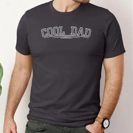 Embroidered Cool Dad Shirt, Fathers Day Gift T-Shirt, New Dad To Be Tee, Best Dad Shirt