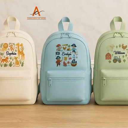 Personalised Boys & Girls Backpack, Custom Kids Name Printed Back To School Kids Gift
