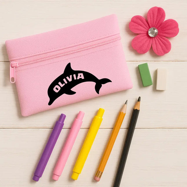 Personalised Pencil Case For Kids – Kids Name Printed School Stationary Case, Boys Gifts