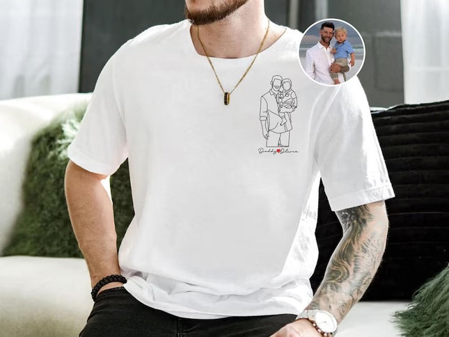 Personalized Portrait from Photo T-Shirts