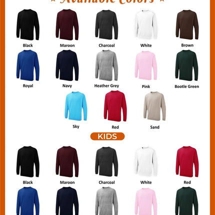 Palestine Map Printed Pullover Sweatshirt – Adults/Kids Sizes Crewneck Jumper
