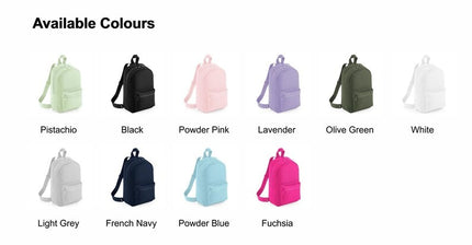 Personalised Kids Name & Initial Backpack – Embroidered Back to School  Backpack Kids Gift