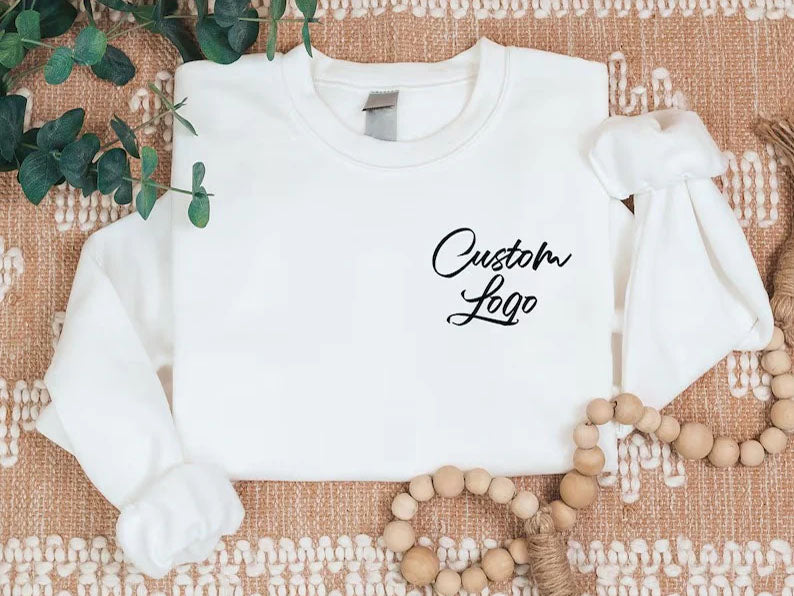 Custom Logo Sweatshirt, Personalized Design/Logo Printed Sweater