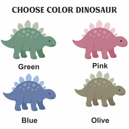 Personalised Name Dinosaur Backpack – Cute Dino Kids Rucksack, School Bag Kids Gift