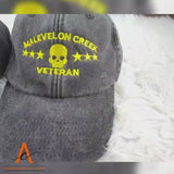 Malevelon Creek Veteran Hat, Vintage Hat, Embroidered Cap, Cool Hat, Sun Hat, 100 Cotton Comfy Headwear, Unique Gifts Adjustable Easy Strip