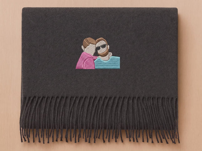 Personalized Portrait from Photo Scarf