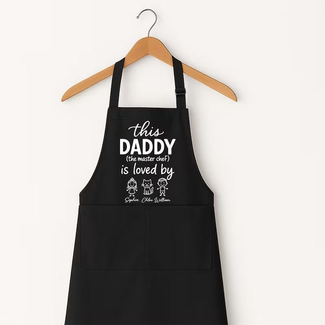 Personalised World's Best Dad BBQ Apron Father's Day Gift