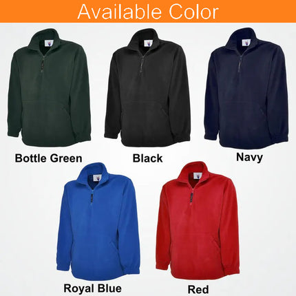 Embroidered Rainbow Zip Fleece, Personalized Hospital / Department Name Jacket