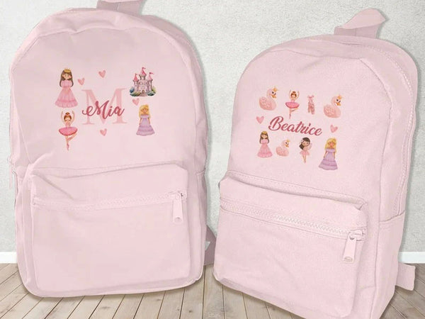 Personalised Name Nursery BackPack, Back to School Children Bag, Starting School Kids BackPack, Customized Girls School bag, Kids Pram Bag