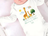 Personalised First Mothers Day Baby Grow, New Mom 1st Mothers Day Baby Gift, Custom Baby Name Sleepsuit, Mothers Day Baby Outfit for New Mom